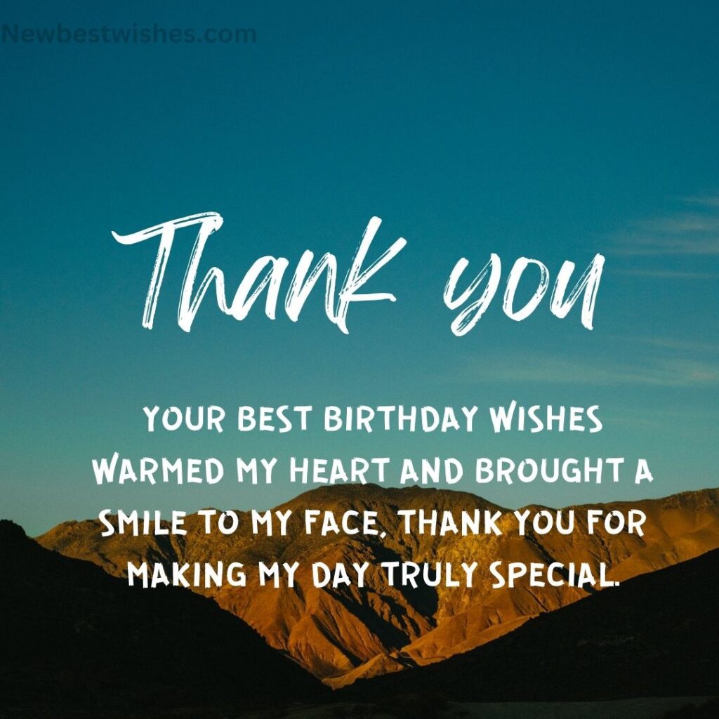 Emotional Thank You Messages For Birthday Wishes images
