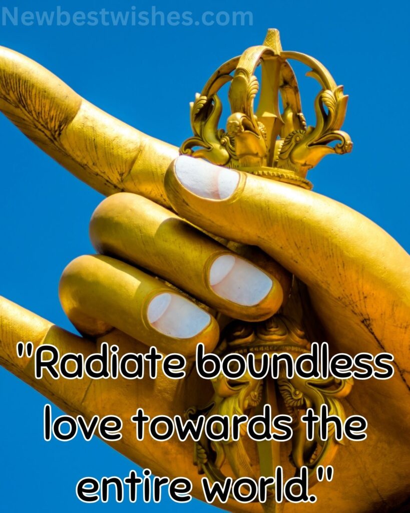 6 Radiate boundless love towards the entire world