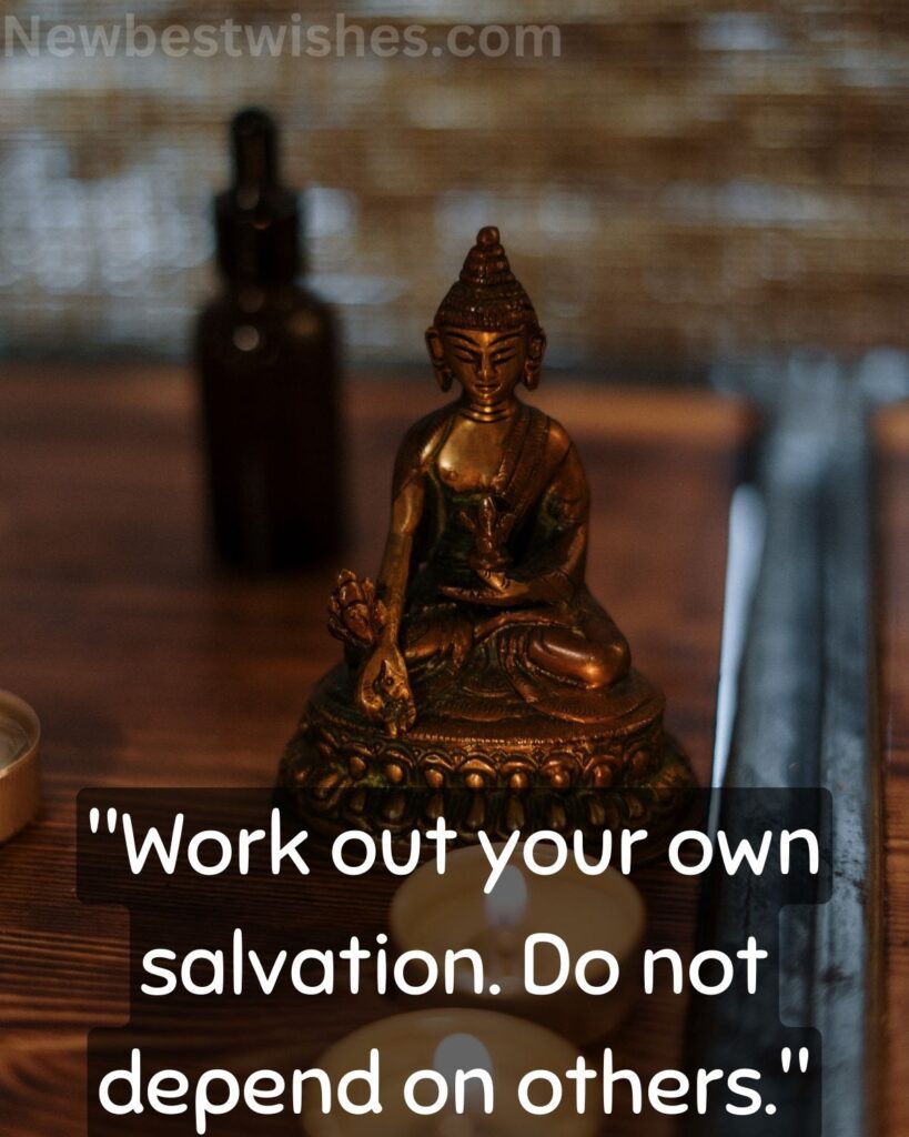 8 Work out your own salvation. Do not depend on others