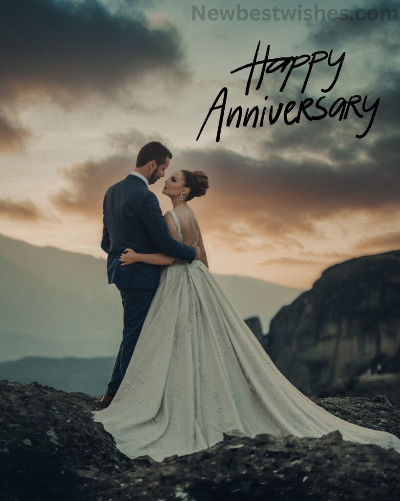 Happy Wedding anniversary Images at hill
