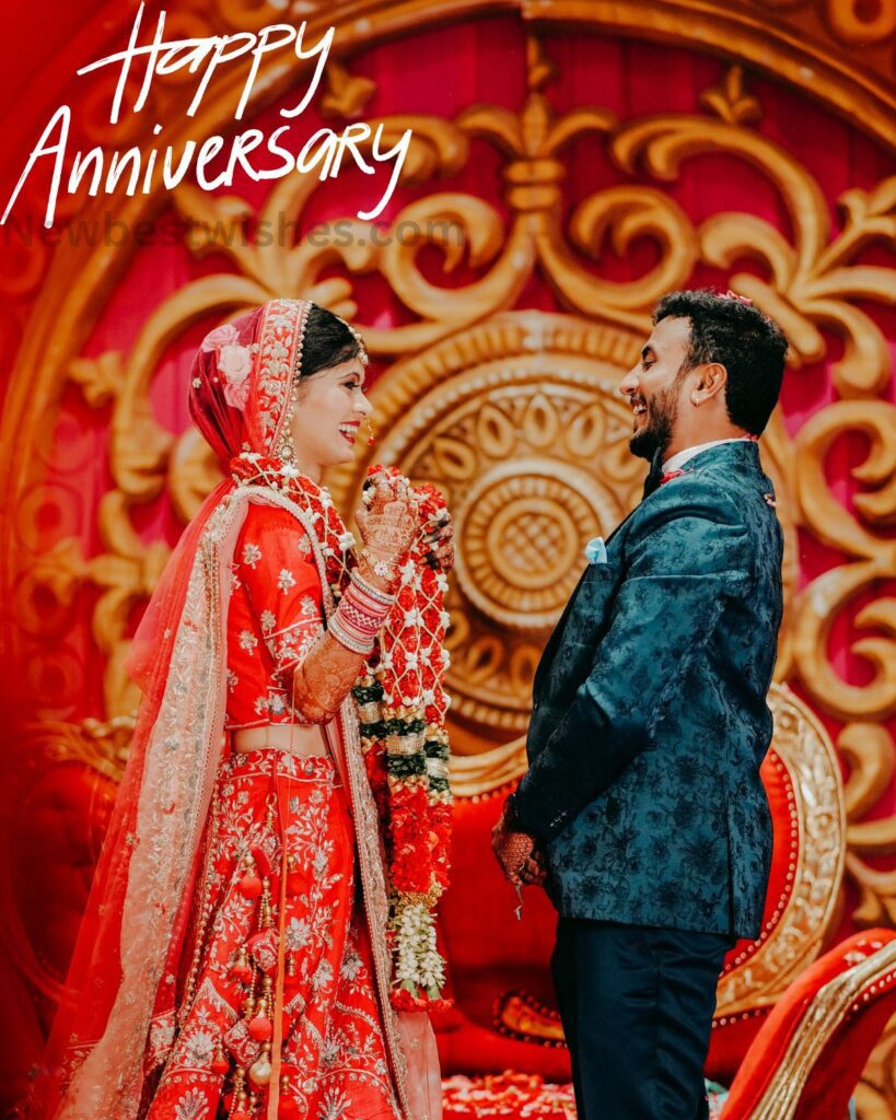Happy Wedding anniversary Images with laughing 